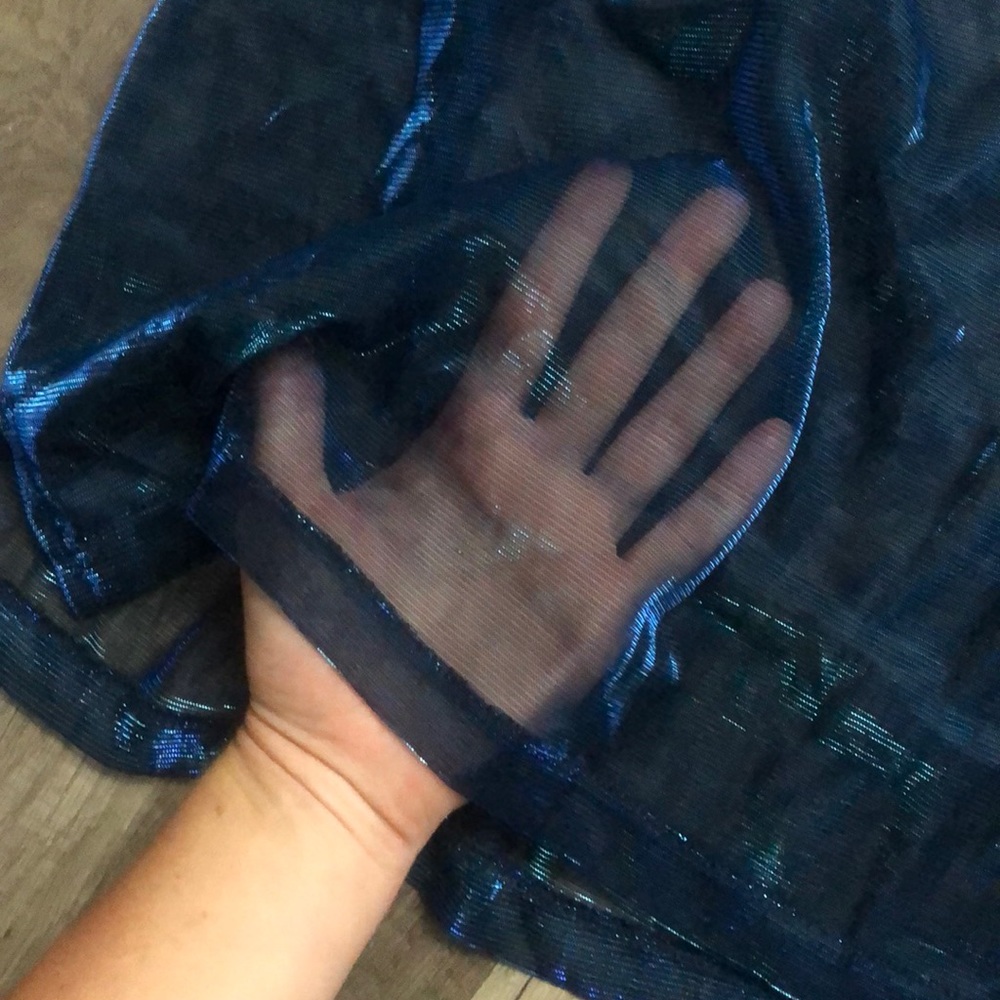 Shimmery mesh t-shirt